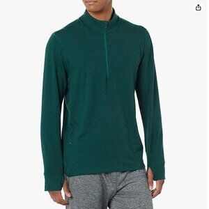 prAna - Men's Altitude Tracker 1/4 Zip - Deep Pine